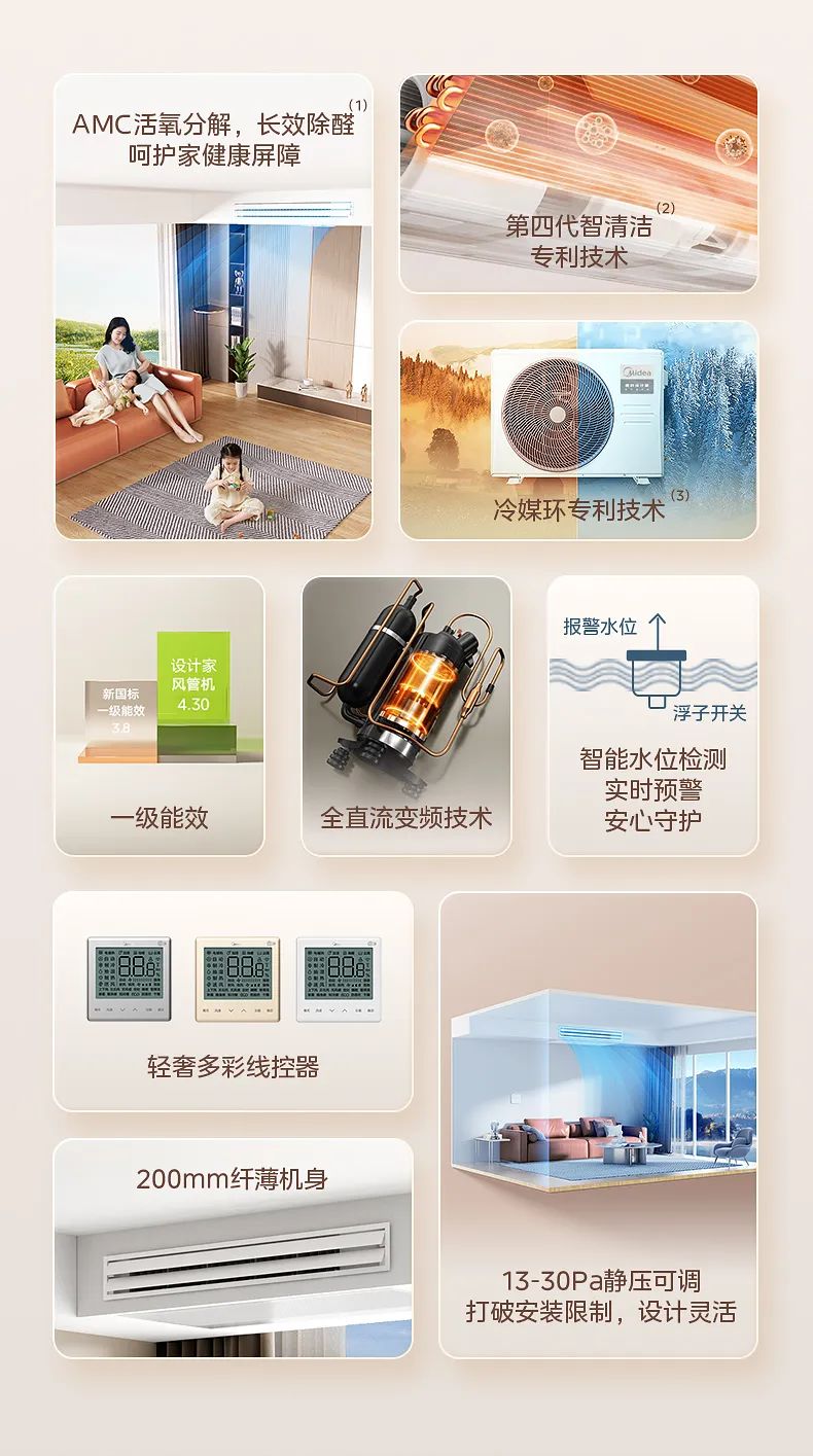 美的 家用中央空調(diào)風(fēng)管機(jī)設(shè)計(jì)家