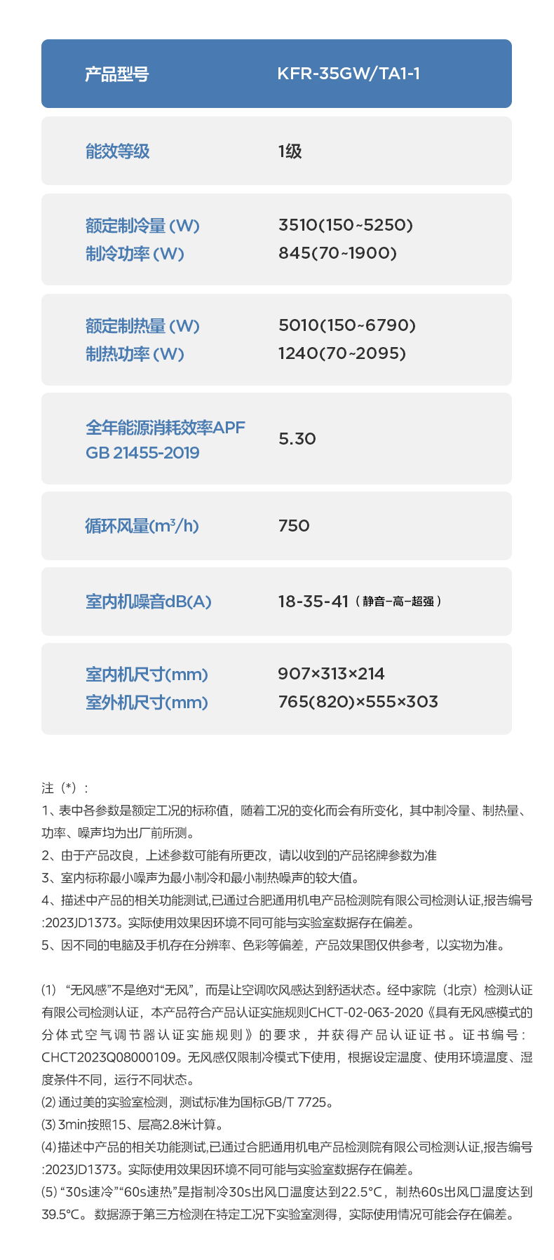 美的 智能掛機(jī) 淺云脂 KFR-35GW/TA1-1