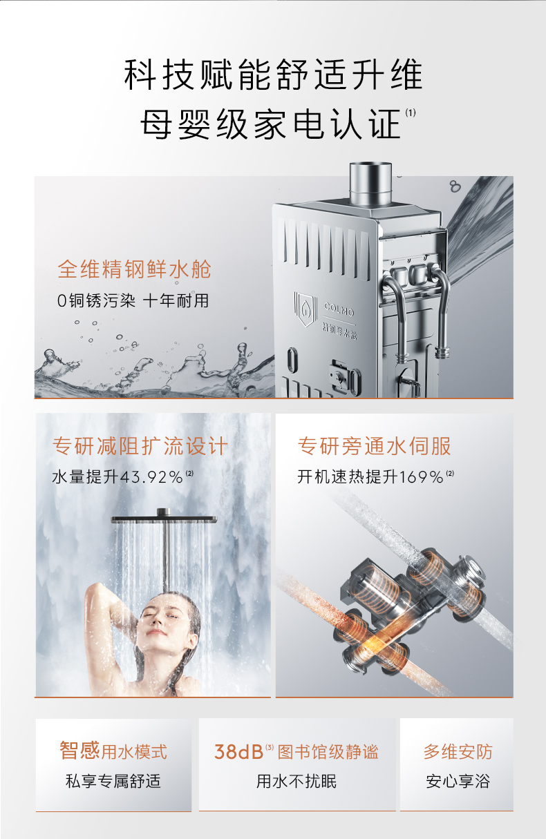 COLMO 睿極套系 恒溫式燃?xì)鉄崴?JSQ30-CSX216