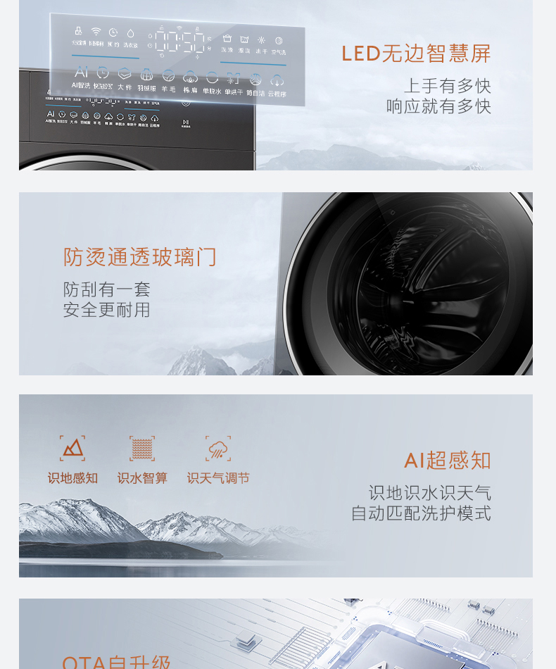 COLMO 滾筒洗干一體機 星澤灰 CD10-A10