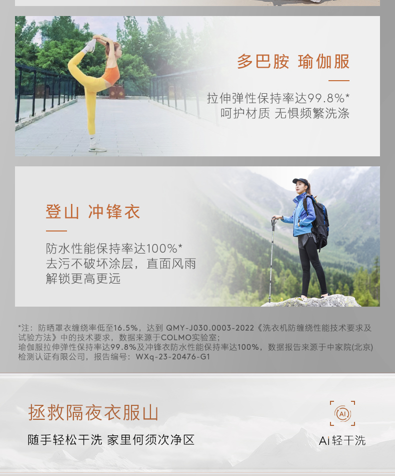 COLMO 滾筒洗干一體機 星澤灰 CDU12-A11